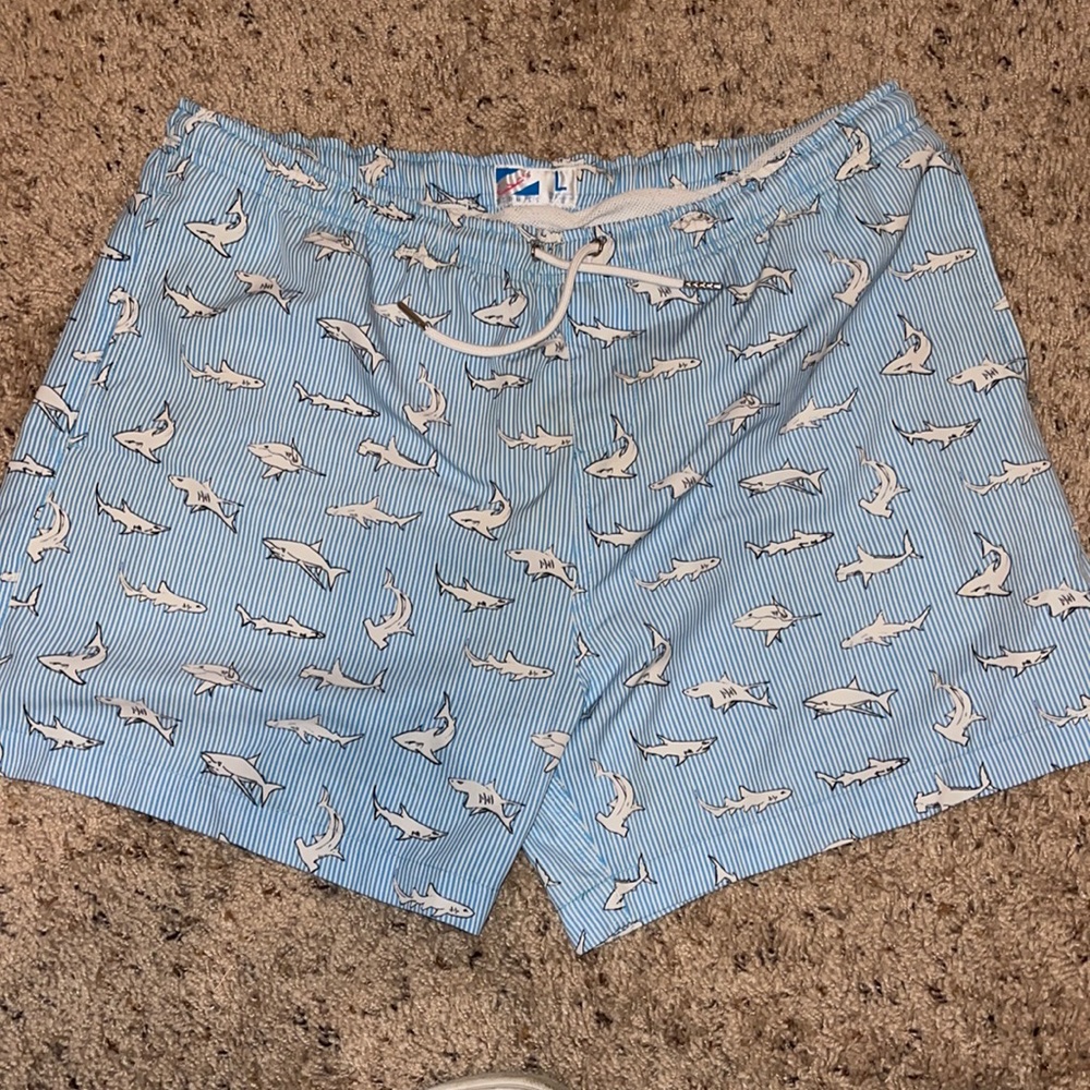 Bermies Shark Swim Trunks